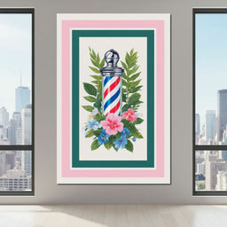 Tropical Barber Pole Bouquet - NicheCanvas