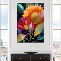 Radiant Blooming Spectrum - NicheCanvas