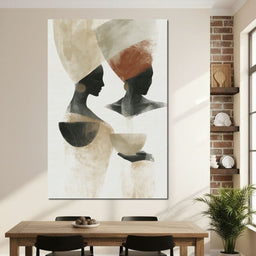 Two Souls Sharing A Morning Ritual - NicheCanvas