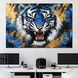 Fury of the Midnight Tiger - Alicia Smith - NicheCanvas