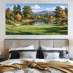 Quiet Morning At The Hidden Fairway - NicheCanvas