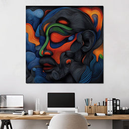 Contours of Thought - TooplesArt - NicheCanvas