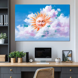 Sunlit Dreams Sky - NicheCanvas