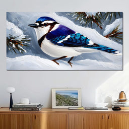 Winter Plume Tranquility - NicheCanvas