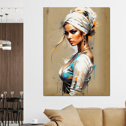 Female Portrait 256 - Johanjjf - NicheCanvas