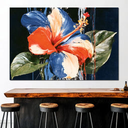 Falling Petals Of Heavy Rain - NicheCanvas