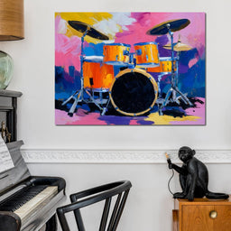 Rhythm of Vibrant Beats - NicheCanvas