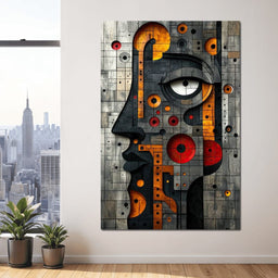 Geometric Fusion Enigma - Cole Williams - NicheCanvas