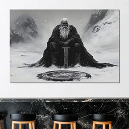 Ancient Nordic Vigilance - NicheCanvas