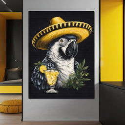 Parrot Fiesta - NicheCanvas