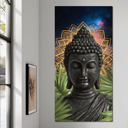 Tranquil Buddha Nightfall - NicheCanvas