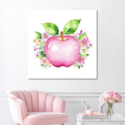 Pink Apple Blossom - NicheCanvas