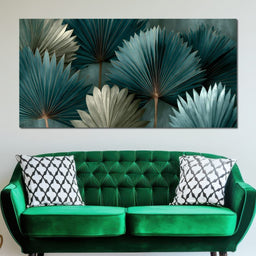 Verdant Palms Held By Time - NicheCanvas