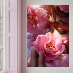 Radiant Petal Dreamscape - NicheCanvas