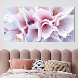 Blush Amaryllis Frostlight - TooplesArt - NicheCanvas