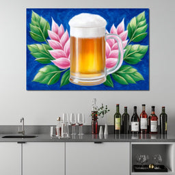 Floral Refreshment Beer Fusion - NicheCanvas