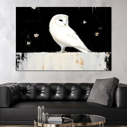 Nocturnal Guardians Elegance - NicheCanvas