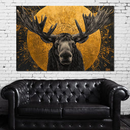 Golden Majesty of the Wild - NicheCanvas