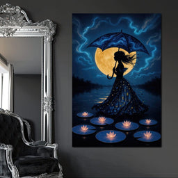 Lady of the Starry Night - TooplesArt  - NicheCanvas