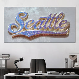 Glittering Seattle Dreams - NicheCanvas