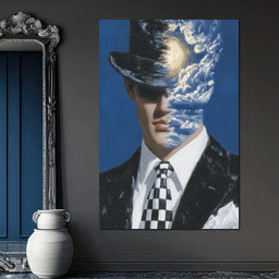 Surreal Gentleman Sky Fusion - NicheCanvas