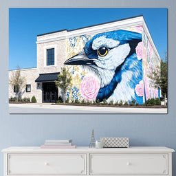 Street Art - Majestic Bluebird - NicheCanvas