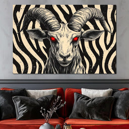 Infernal Ram of Shadows - NicheCanvas