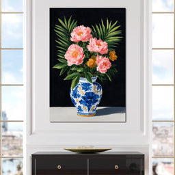 Blossoms In Porcelain Bliss - NicheCanvas