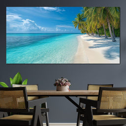 Tropical Shoreline Dreams - NicheCanvas
