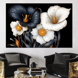 Gilded Petals - TooplesArt - NicheCanvas