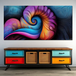 Whirlpool of Rainbow Time - TooplesArt - NicheCanvas