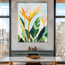 Tropical Flora Dance - NicheCanvas