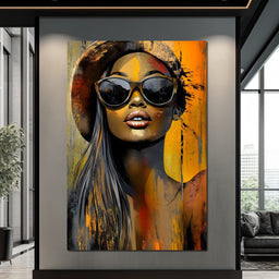 Golden Glamour Radiance - NicheCanvas