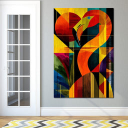 Chromatic Crane Impressions - NicheCanvas