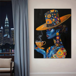 Astral Afternoon Tea - TooplesArt - NicheCanvas