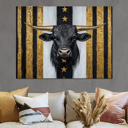 Majestic Bull Gold Standart - NicheCanvas