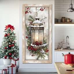 Lantern Glow Winter Enchantment - NicheCanvas