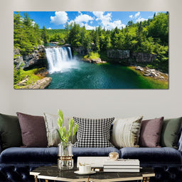 Whispering Falls Serenity - NicheCanvas