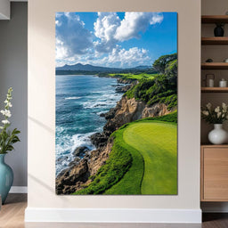 Coastal Greens Harmony - NicheCanvas