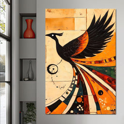 Phoenix in Dawn Flight - NicheCanvas