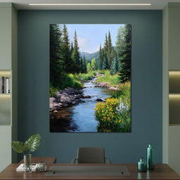 Alpine Creek Wildflower Trail - NicheCanvas