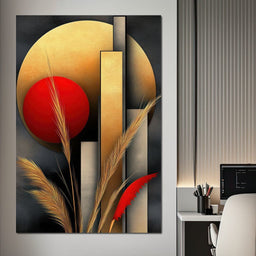 Sunset Geometry - TooplesArt - NicheCanvas