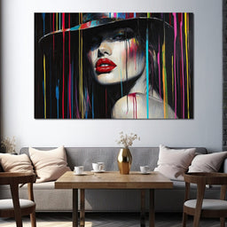 Vibrant Elegance Strokes - NicheCanvas