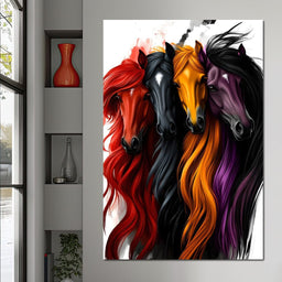 Equestrian Quartet Harmony - NicheCanvas