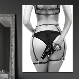 Gun Ass - David Drake - NicheCanvas