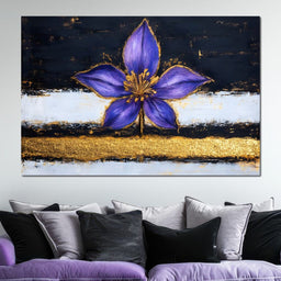 Golden Bloom Oasis Elegance - NicheCanvas