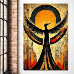 Radiant Wings of Dawn - NicheCanvas