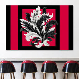 Baroque Leaf Flourish Fusion - NicheCanvas