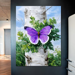 Butterfly Dreams Forest Canvas - NicheCanvas