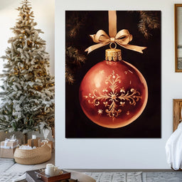 Classic Christmas Bauble Charm - NicheCanvas